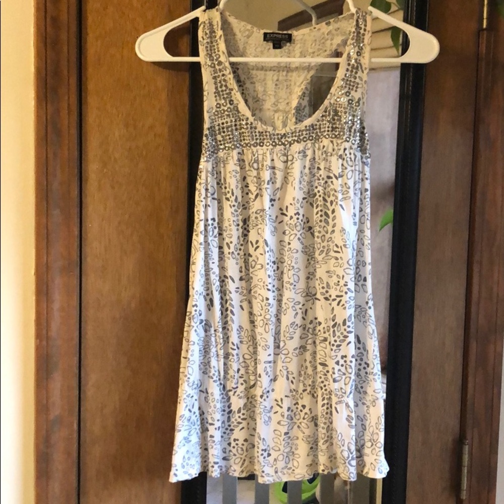 Racerback sleeveless top